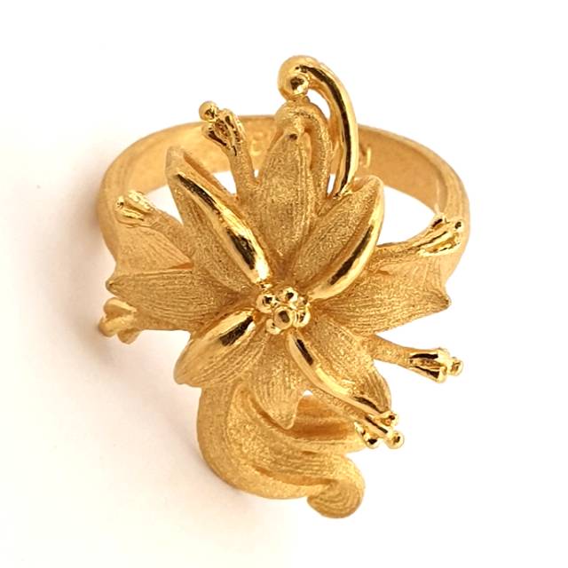 Cincin Emas 24k Gold Master Goldmart Blossom Ring Rrg 0390 Indonesia