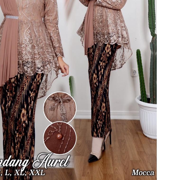 ➤ STELAN KEBAYA SELENDANG AUREL - MODEL KEBAYA KEKINIAN 2021 - BAJU KEBAYA WISUDA CANTIK MODERN - KE