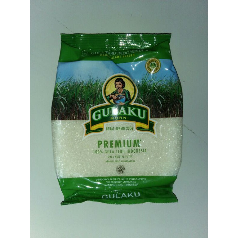 

TERMURAH! GULAKU PUTIH 200gr
