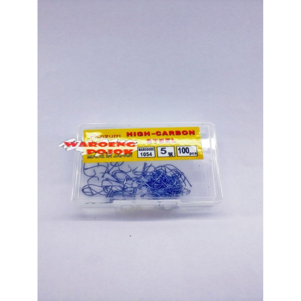 Mata kail Kazurri Carbon Steel no 5 isi 100pcs
