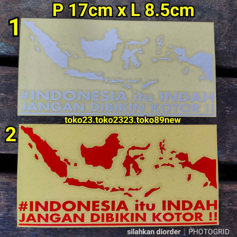 

stiker cutting peta Indonesia