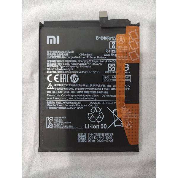 Baterai batre battery XIAOMI Mi10t Mi 10t Pro BM53 Original100%