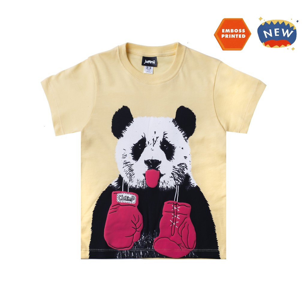 

Jummakids Boxing Panda Printed Tshirt Anak