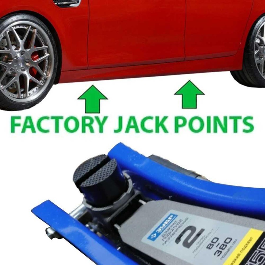 Karet Adapter Dongkrak Mobil Rubber Pad Jacking Tool Pinch - MJA5 - Black