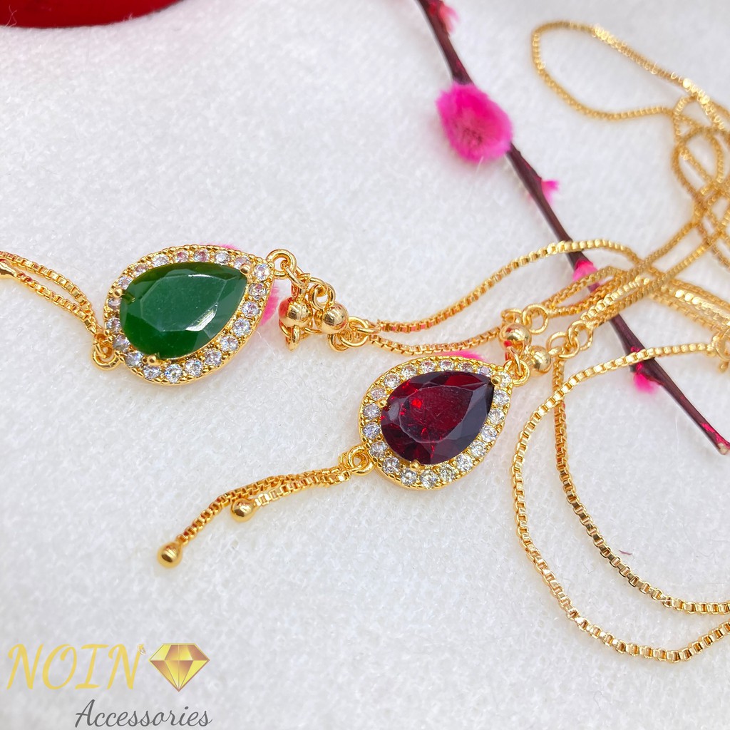 [NOIN] Kalung Emas Koye Batu Permata Aksesoris Wanita - KLE-017