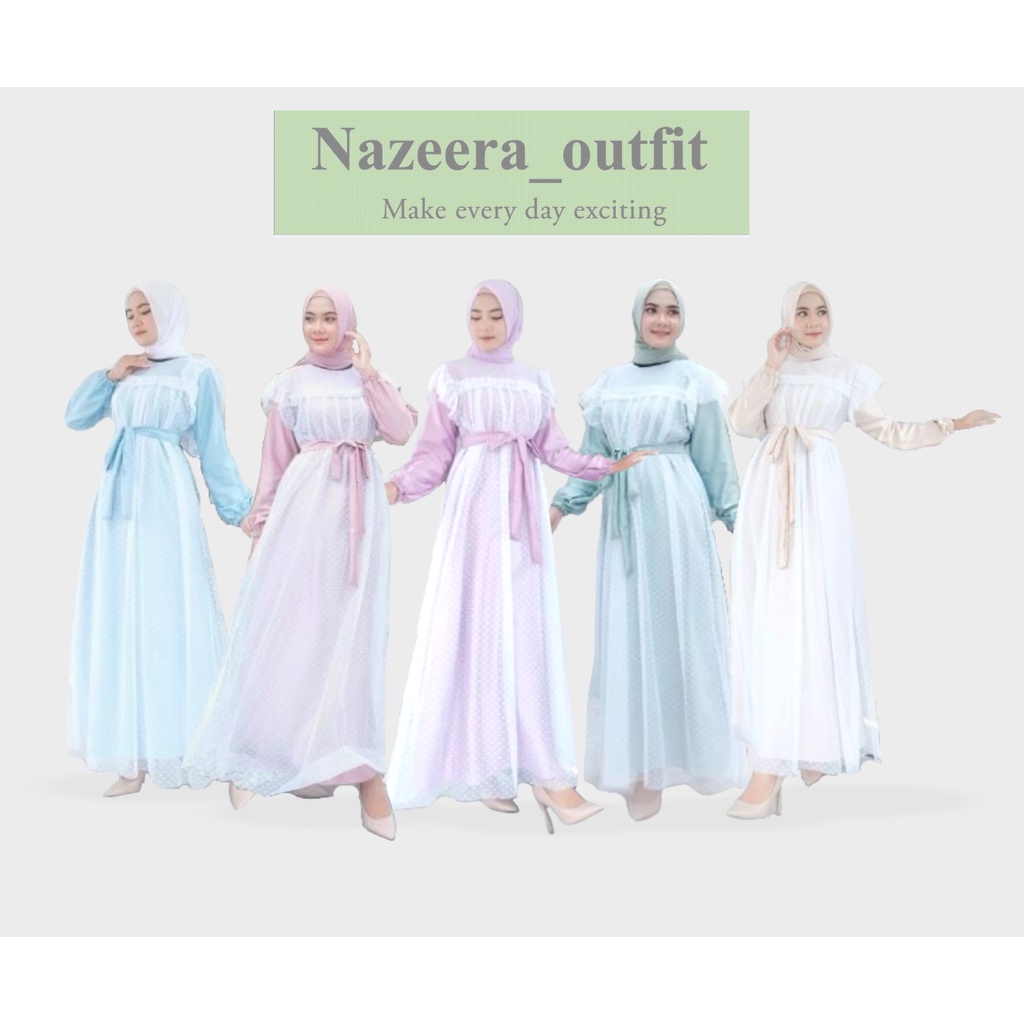 GRACIA MAXY FIT S M L XL XXL 3XL Gaun Pesta Wanita Dewasa Tille Original Baju Muslim Pertemuan Perem