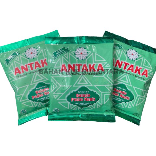 

BUMBU TABUR SERBAGUNA BALADO PEDAS MANIS ANTAKA BUBUK TABUR 100gr