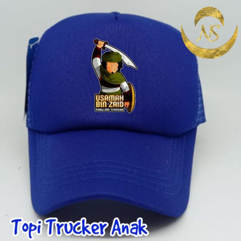 Topi Trucker Anak Laki Laki Cowok Karakter Muslim