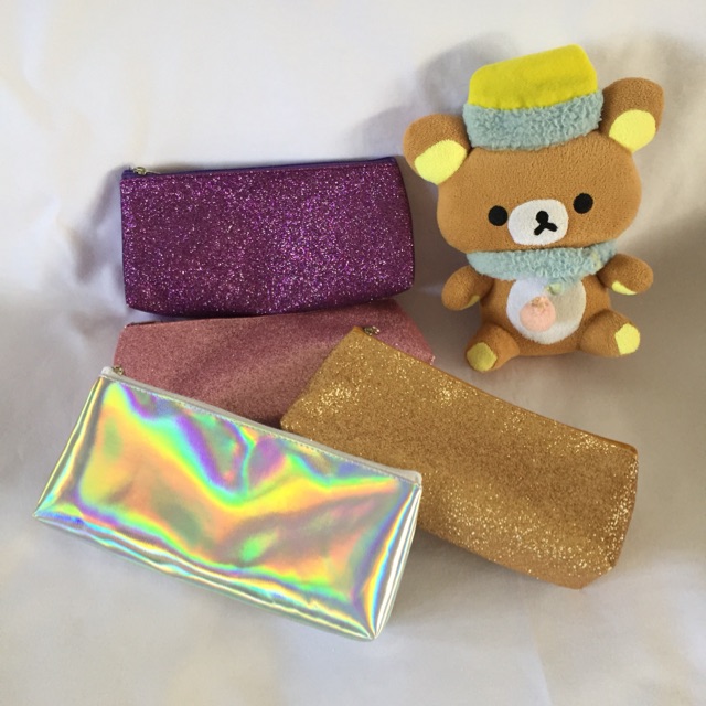 

Tempat pensil glitter,hologram