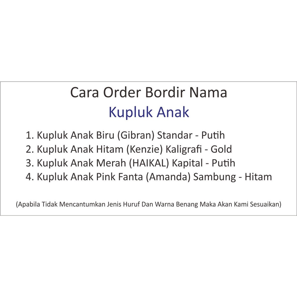 KUPLUK BAYI POMPOM bisa pake bordir nama/Kupluk Pompom Anak Bayi Cewek Cowok Polos / Bordir Nama Suka Suka-6