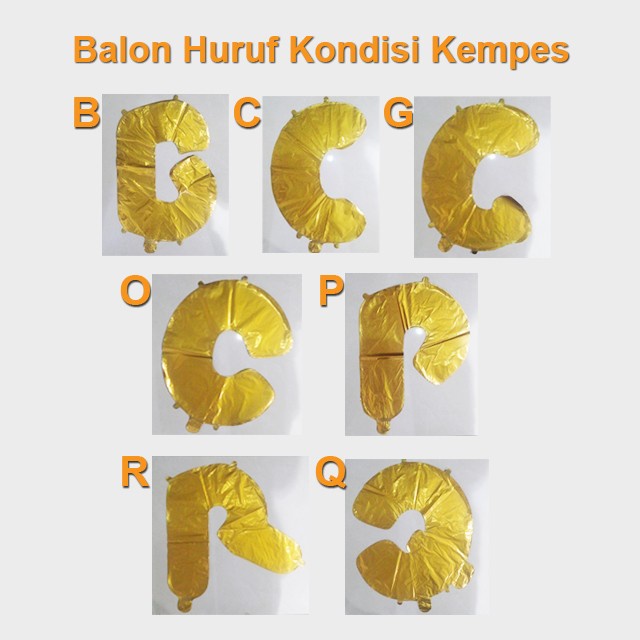 BALON- BALON HURUF | BALON FOIL HURUF BIRU | SOUVENIR ULTAH -BALON.