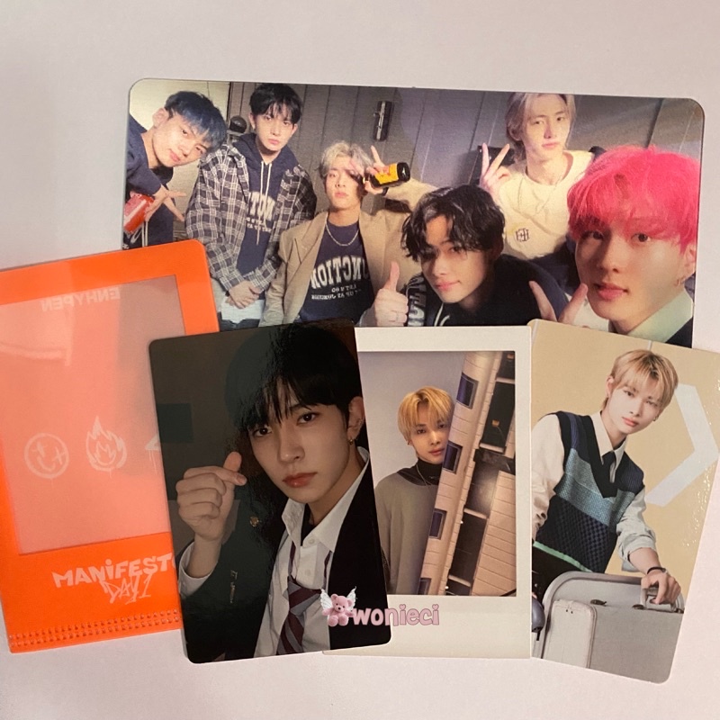 ( booked ) pc heeseung hee heli seragam uniform pob wv weverse global mdo manifesto day one enhypen 