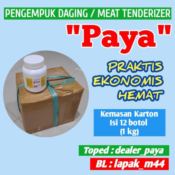 

PAYA Bubuk Pengempuk Daging Meat Tenderizer Powder 1 Kg per Karton