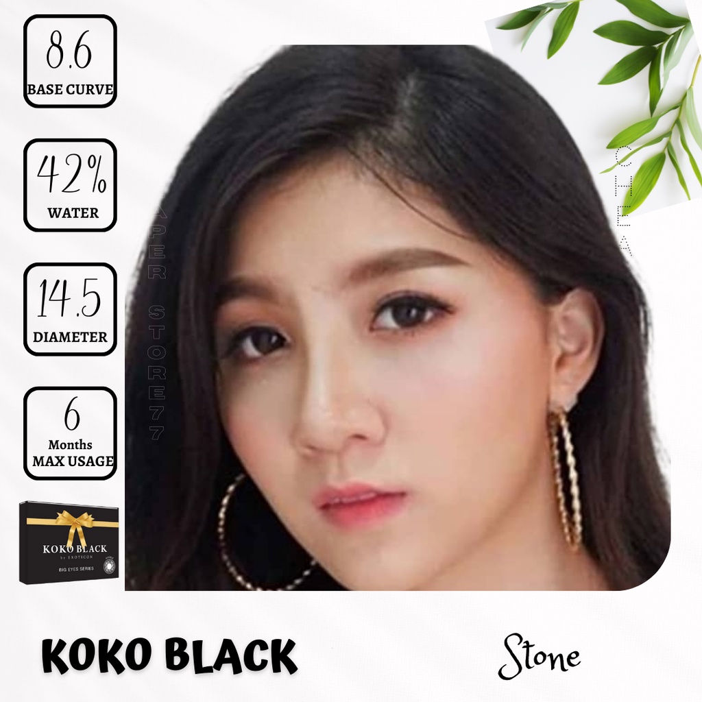 SOFTLENS X2 KOKO BLACK MINUS 3.00 sd 6.00