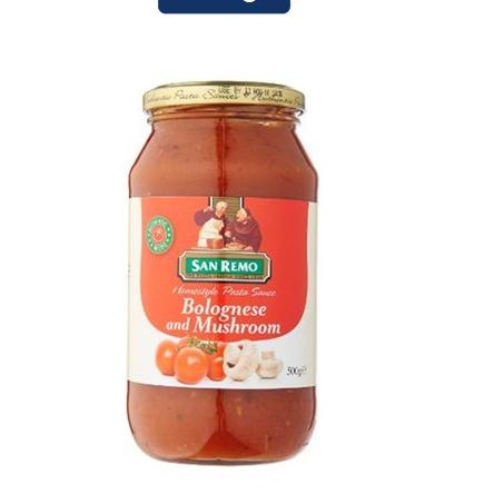 

VZJ896!! San Remo Pasta Sauce Bolognase & Mushroom 500gr **