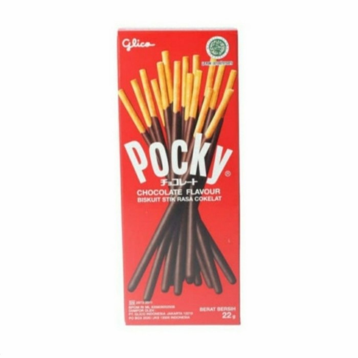 

Wafer-Biskuit- Glico Pocky Mini Chocolate Coklat 22Gram 22 Gram -Biskuit-Wafer.