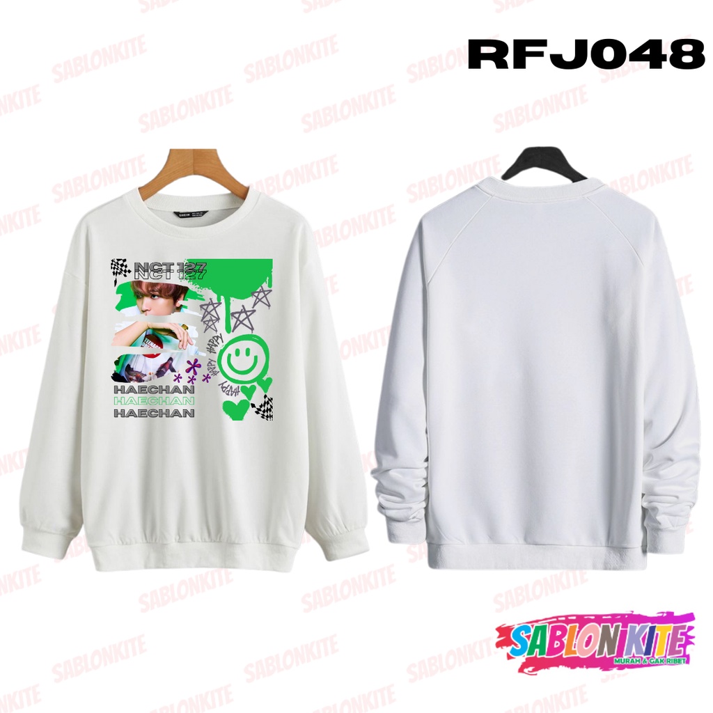 MURAH!!! HOODIE SWEATER NCT 127 HAECHAN STICKER PAINT RFJ048