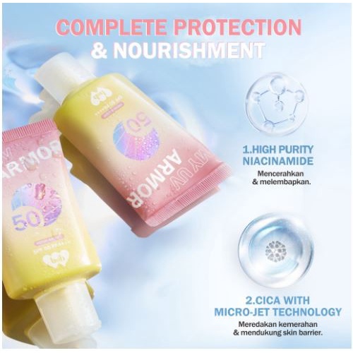 ★ BB ★ BNB barenbliss My UV Armor SPF 50 PA++++ - Face Sunscreen gel Moisturizer