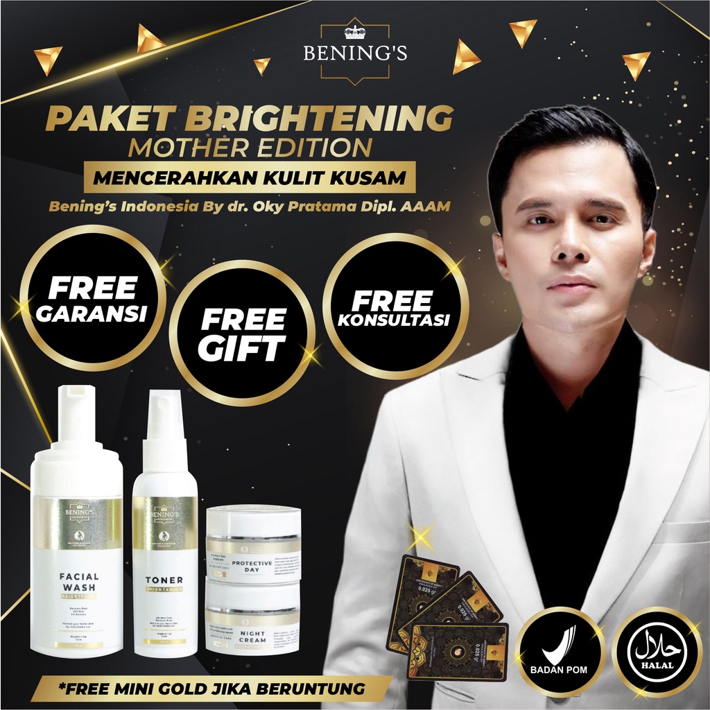 PAKET MOTHER EDITION BENING SKINCARE DR OKY PRATAMA MENCERAHKAN DAN MEMBUAT GLOWING IBU HAMIL