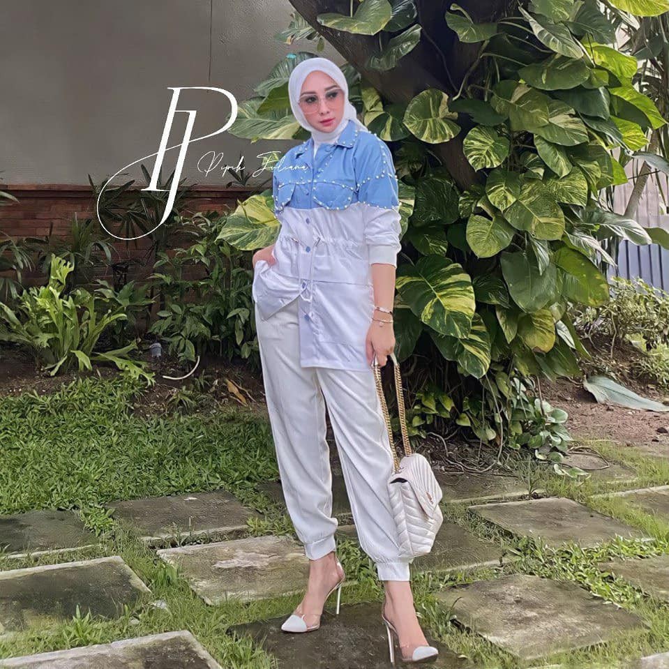 BAJU ATASAN KEMEJA SHILLA TOP BY PIPIK JULIANA p.j_clothing_