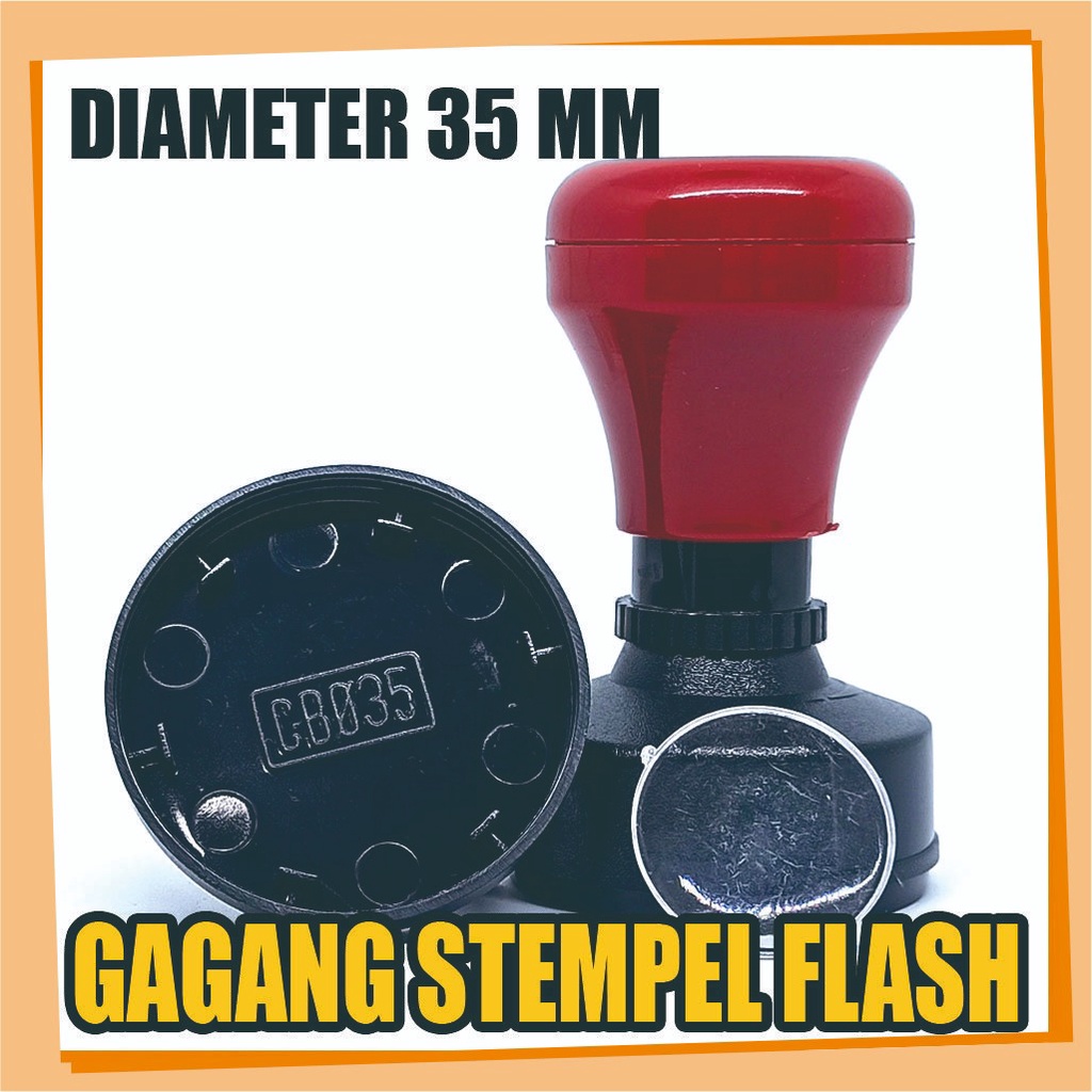 

Gagang Stempel Flash Ukuran diameter 35mm