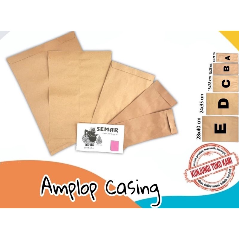 

Amplop Coklat Casing type ukuran A.B.C.D.E