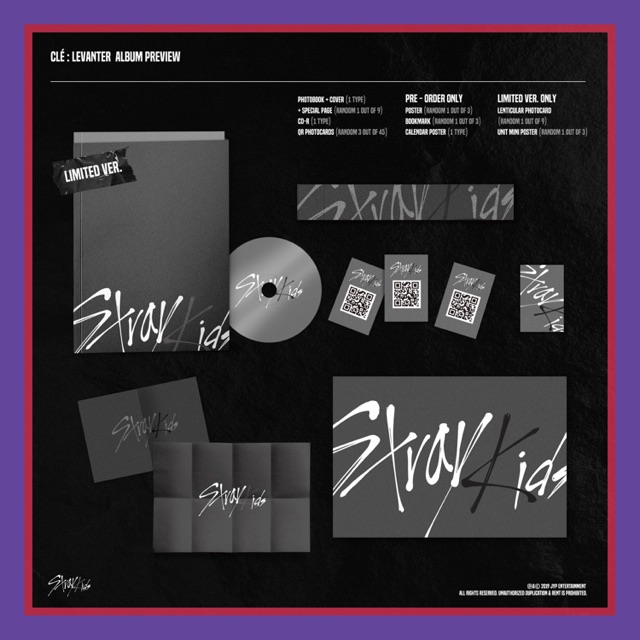 PO STRAYKIDS CLE : LEVANTER ALBUM LIMITED VER