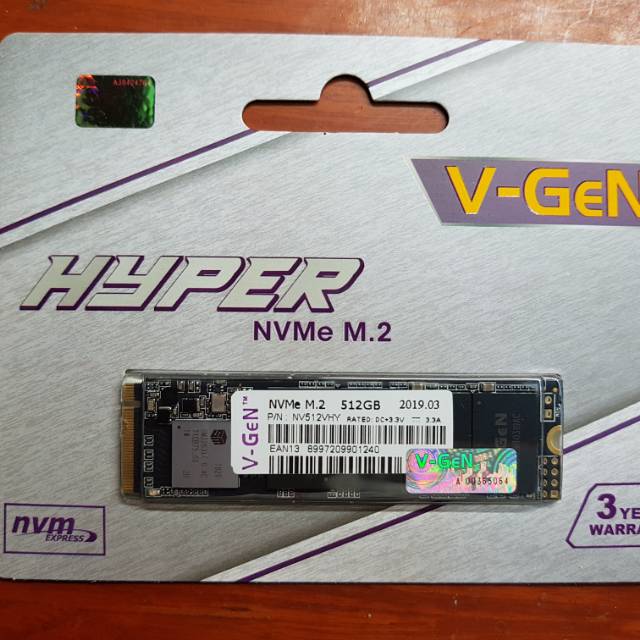 SSD NVME M.2 512GB HYPER V-GeN