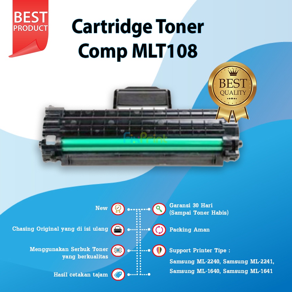 Cartridge Remanufacture Samsung MLT-108 MLT-D108S, Printer Samsung ML 2240 2241 1640 1641