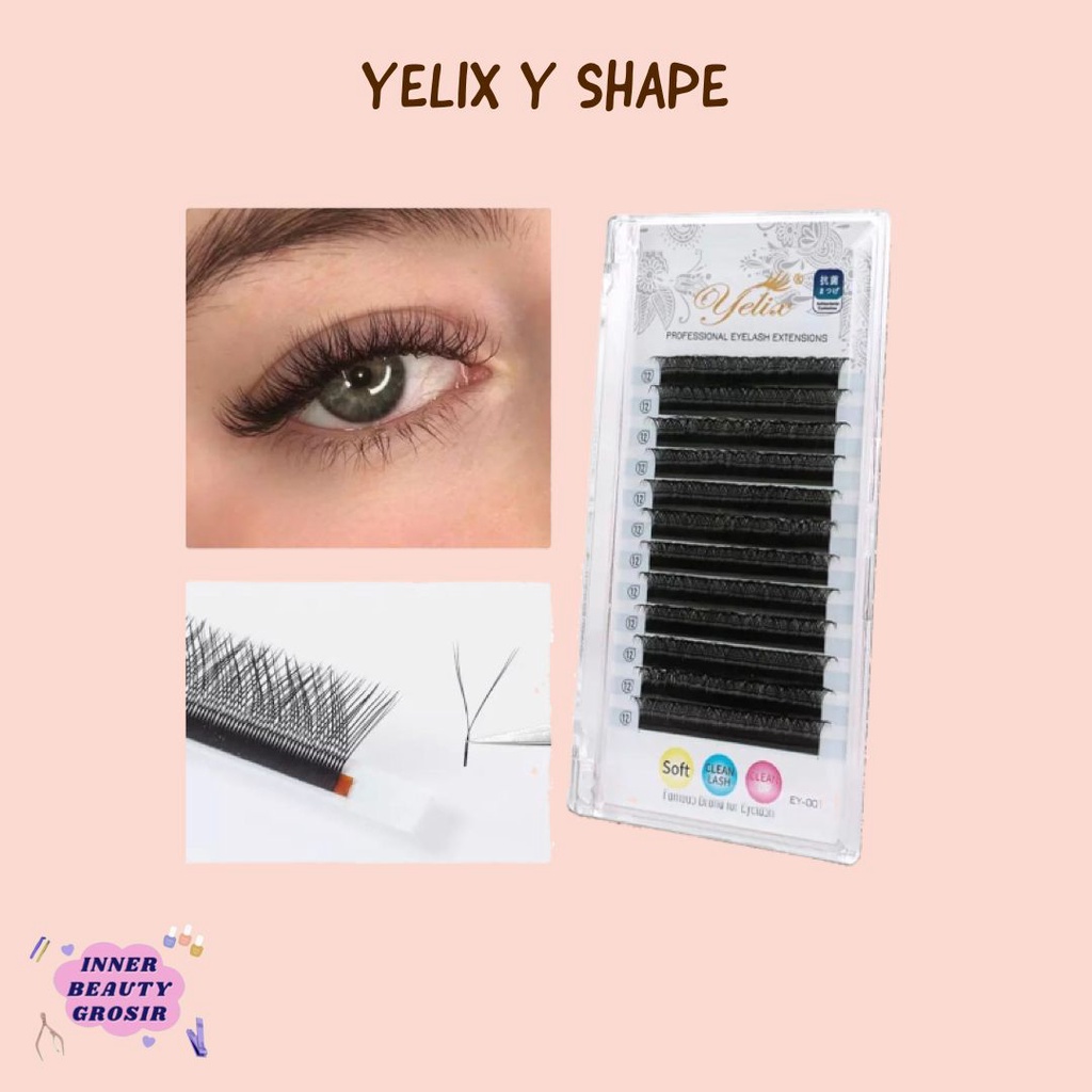 Yelix Y Shape Profesional Eyelash Extension / Yelix YY Shape