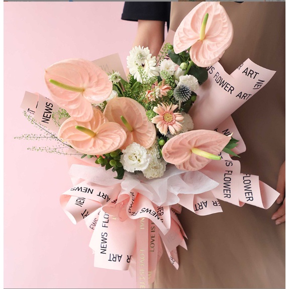 Kertas Bunga Buket Wrapping Paper Cellophane Ecer Florist 6121 - 6129