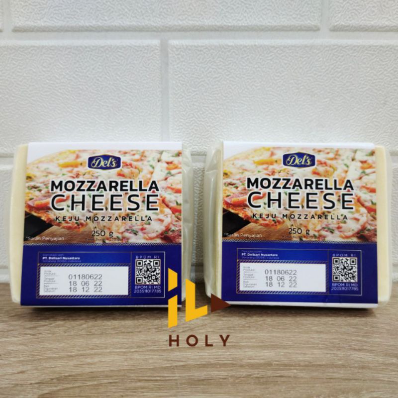 

Dels Keju Mozzarella 250gr / Mozzarella Cheese