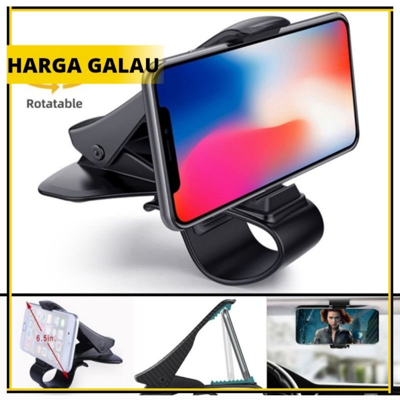 Holder Hp Mobil Jepit Dashboard | GPS Phone Car Holder