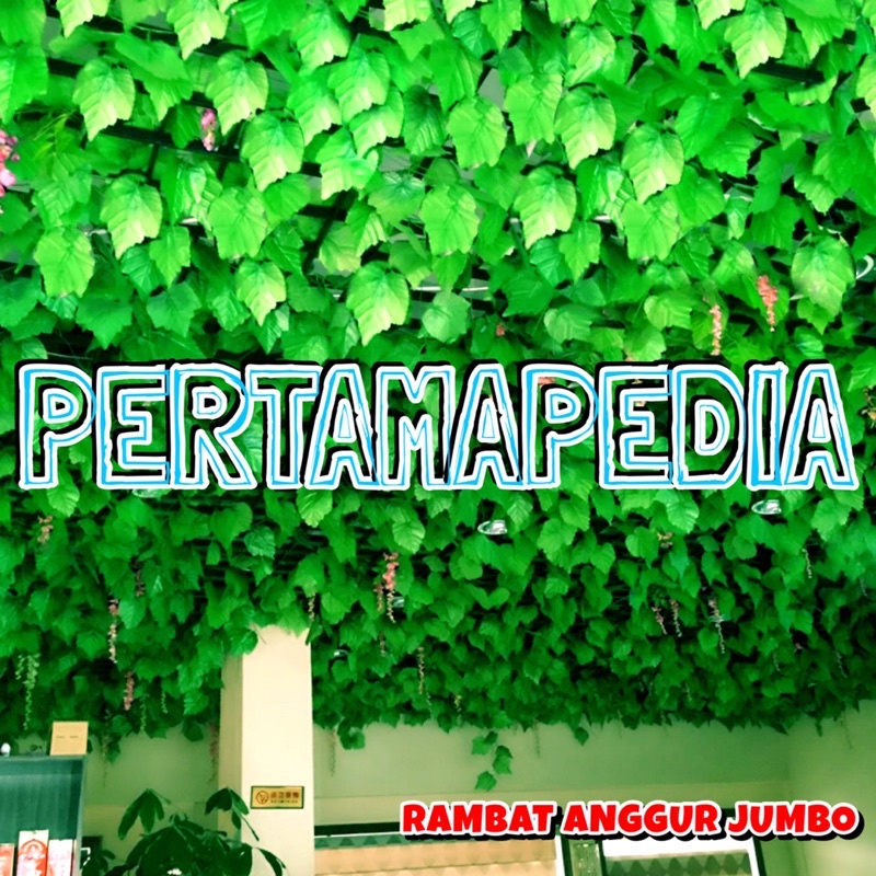 HARGA SATUAN RAMBAT ANGGUR (LEBAR DAUN 7-7.5 CM)/ Daun Rambat Plastik/ Daun Hiasan/ Daun Gantung/ Da