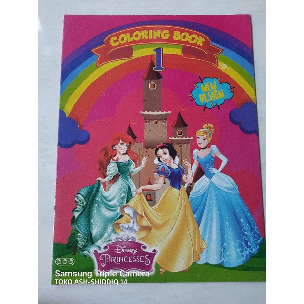 

buku mewarnai | tayo | frozen | cars | barbie
