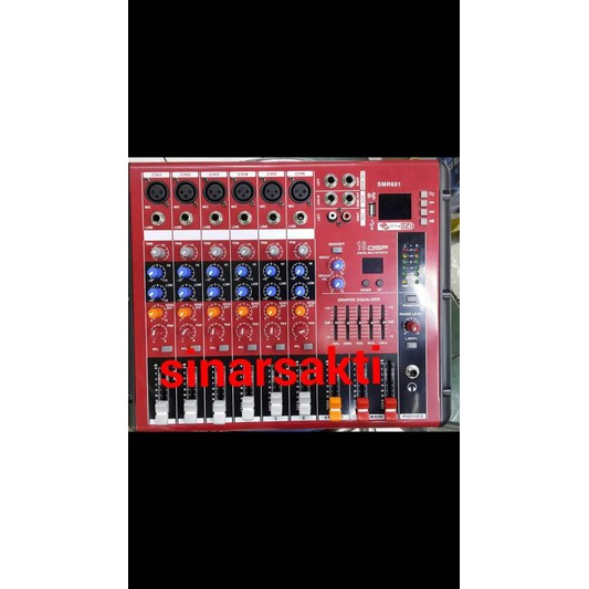 Mixer SMR 601 ( 6 channel full ) Bluetooth