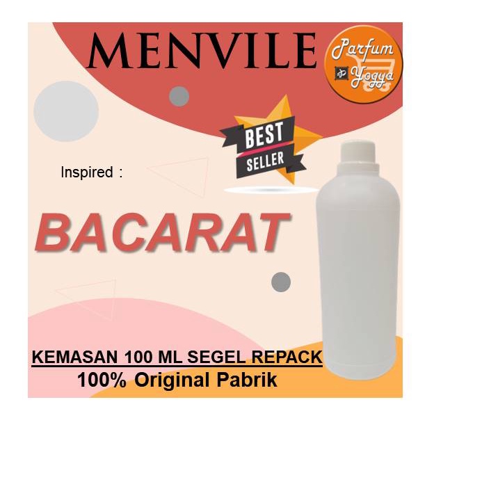 BIBIT PARFUM MURNI MENVILE BACARAT 500 ML | MENVILE BACCARAT | BEST SELLER | PARFUM UNISEX