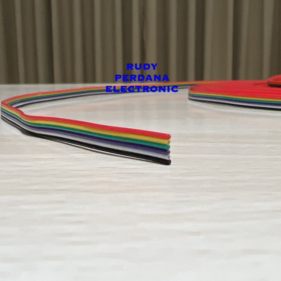 RAINBOW FLAT JUMPER CABLE KABEL PELANGI 6P 6 PIN 6W 6 WATT JALUR