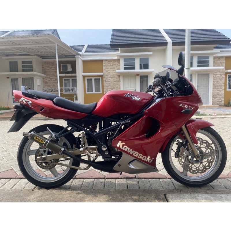 kawasaki ninja rr old 2009 merah marun maroon istimewa