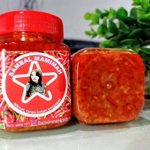 

Sambal cumi mamimah maknyossss original,berat 200 gram