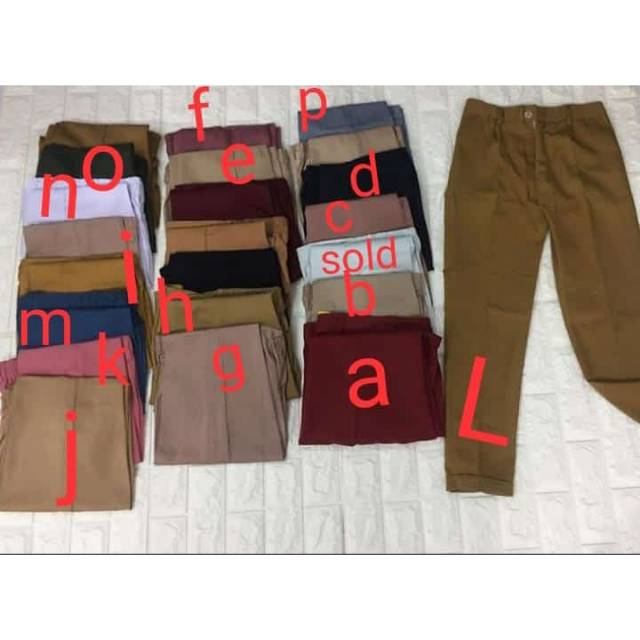 Baggy pant / celana kain drill / Celana Baggypant panjang Casual Murah lengkap Grosir Ecer