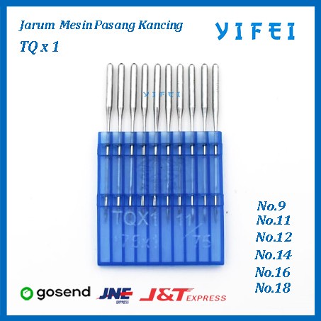 Jarum Mesin Pasang Kancing DALI TQx1 - 9