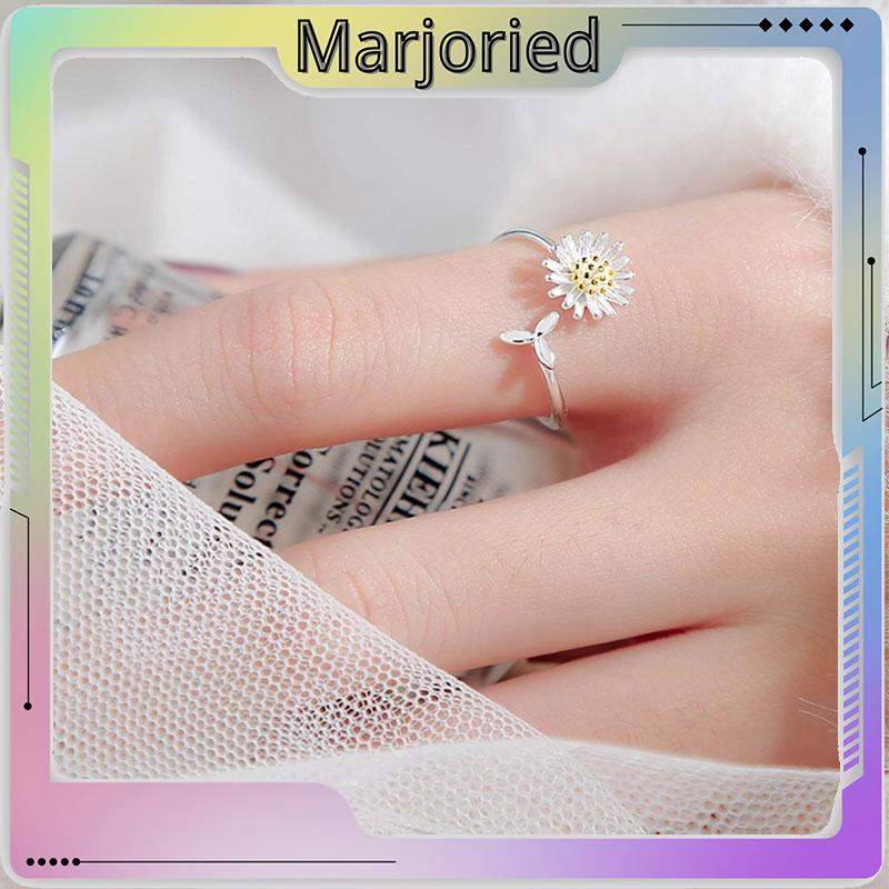 Korean Cincin Daisy Bunga Untuk Wanita Fashion Aksesoris-MJD