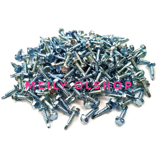 Sekrup Baja Ringan 10x16 / Sekrup Baja Ringan 10x19 / Sekrup Roofing