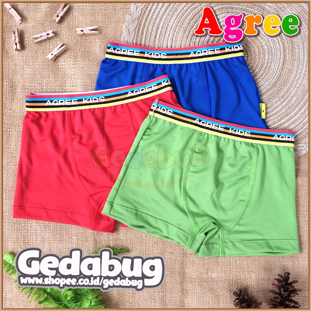 CD Agree Kids 6170 | Celana Boxer Anak Polos | Celana Dalam Berkualitas