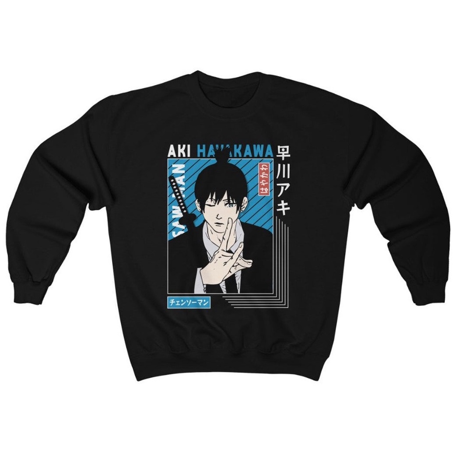 Crewneck Aki Hayakawa the Chainsaw Man Anime Manga