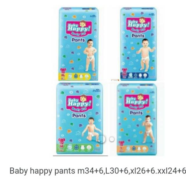 Pampers baby happy xxl24+6