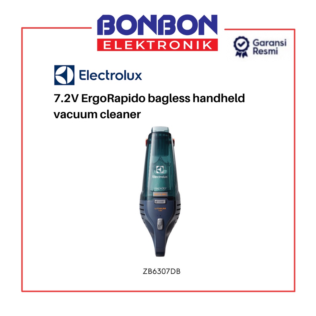 Electrolux Vacuum Cleaner Bagless Handheld ZB6307DB ErgoRapido