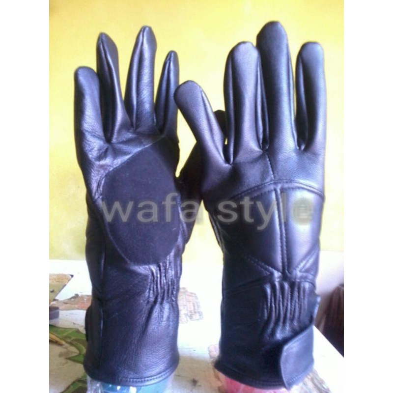 Sarung Tangan kulit Motor PRIA Gloves leather Original GARUT