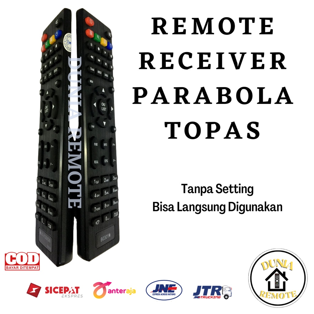 Remot / Remote Receiver Parabola TOPAS B0301 / K-vision BROMO C2000 / TOPAS / KVISION BROMO